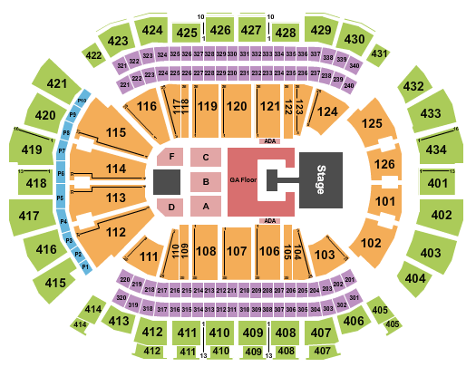 Toyota Center Demi Lovato Seating Chart